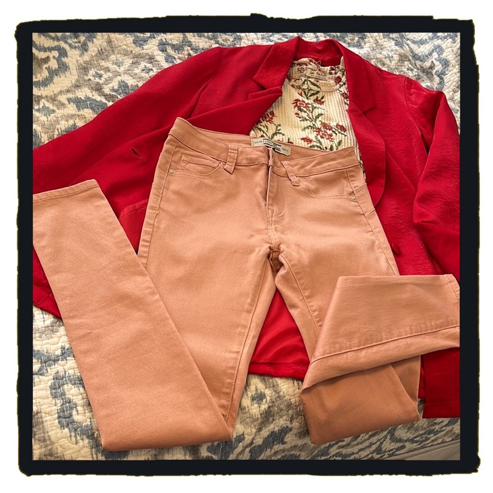 💕Super Cute Midrise Papaya Denim Jeans – Perfect Fit, Playful Style!🔥Junior